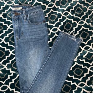 Levi’s Cropped 721 high rise skinny jeans